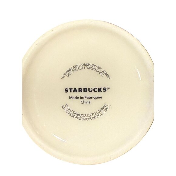Starbucks Holiday Ceramic Mug 12 Fl Oz Christmas Cardinal Design 2012 Ltd. Ed. - Picture 6 of 7